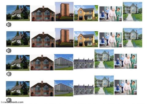 types of houses listening