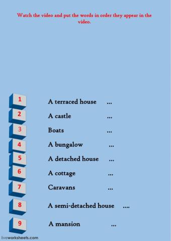 types of houses video