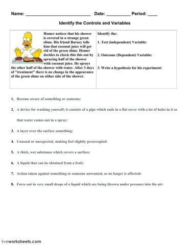 Independent and Dependent Variables-2
