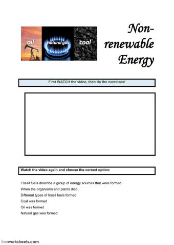 Non-renewable energy
