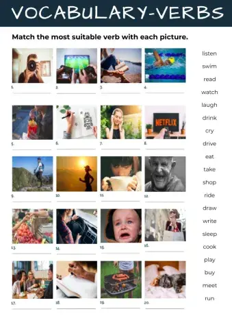 Vocabulary - Verbs