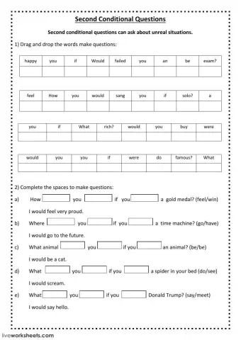 2nd Conditional Questions
