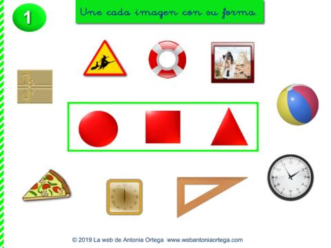 Une las imágenes con su forma