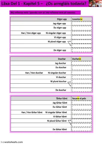 Kapitel 5 - Läxa del 1 - åk 9