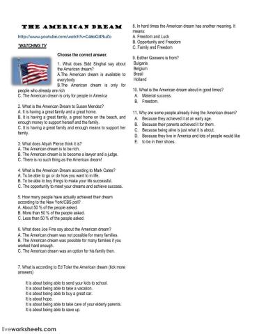 The American dream