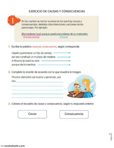 Causas y consecuencias 5 primaria