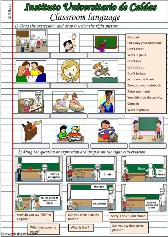 Classroom language