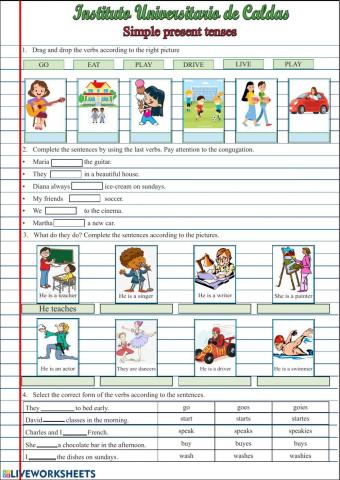 Simple present tenses