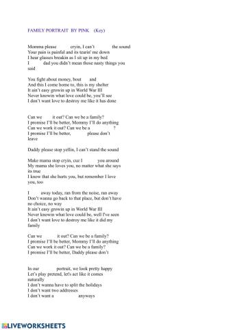 Pink Family  Portrait