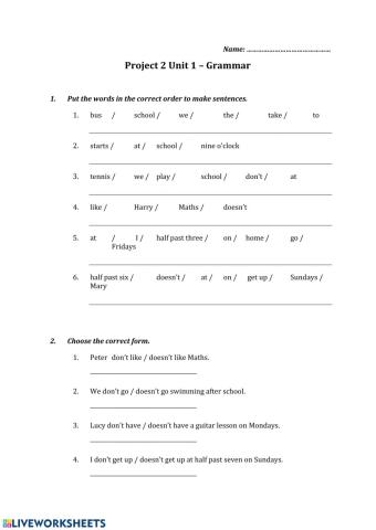 Present Simple tense