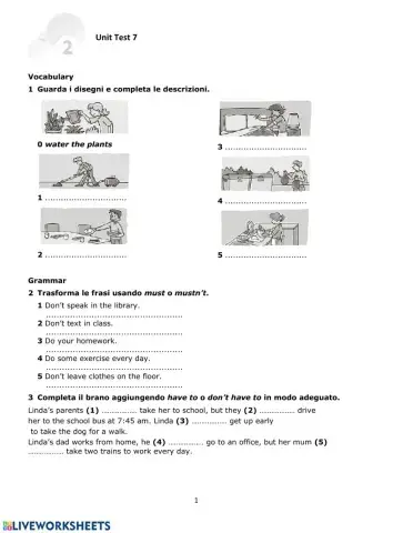 Modal verbs Must - Have to