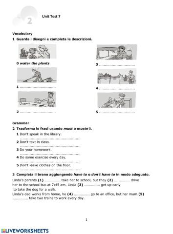 Modal verbs Must - Have to