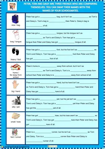 Comparison of adjectives