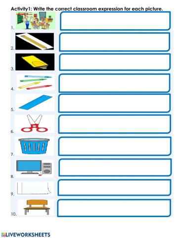 Reading Activity: Classroom Language