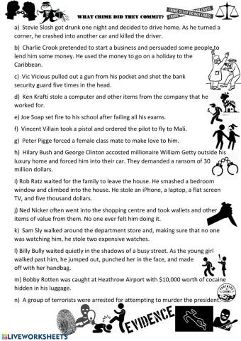 What Crime did they Commit