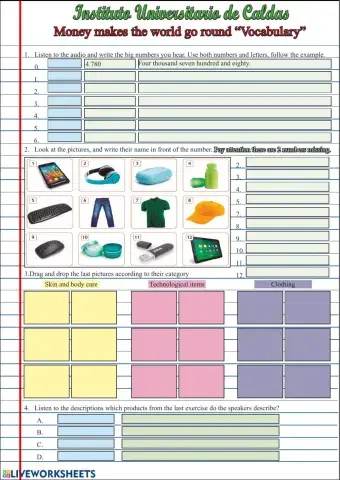 Vocabulary money makes the world go round (English please)