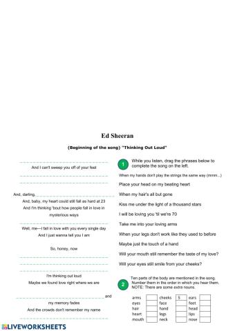 Ed Sheeran - Thinking Out Loud