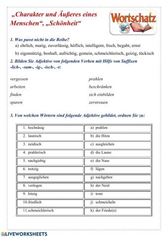 Aussehen und Charakter