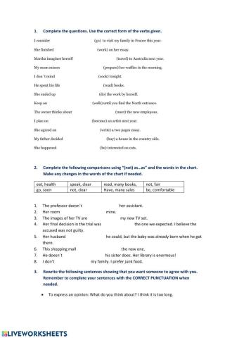 Comparisons with as - as 