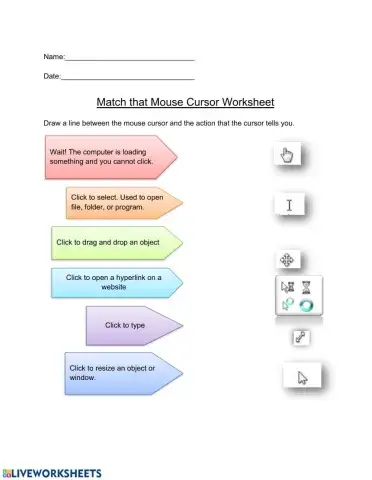 Mouse Cursors Matching