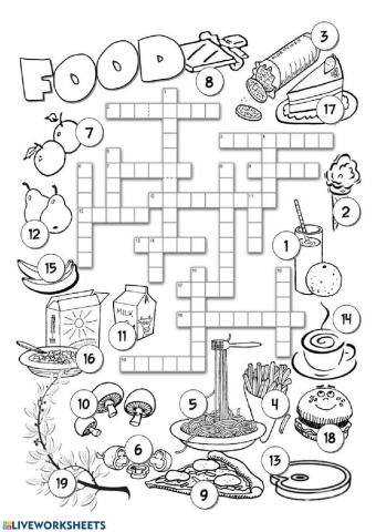 Food Crossword