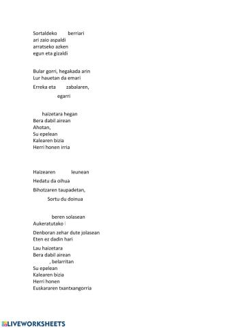 Euskararen txantxangorria