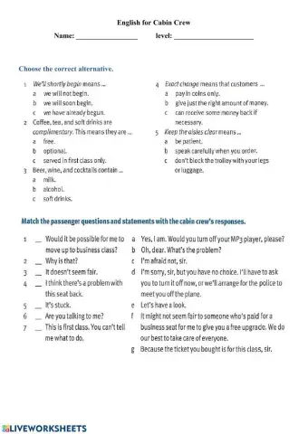 Aeronautics conversation