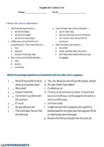 Aeronautics conversation