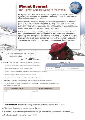 Superlatives Everest