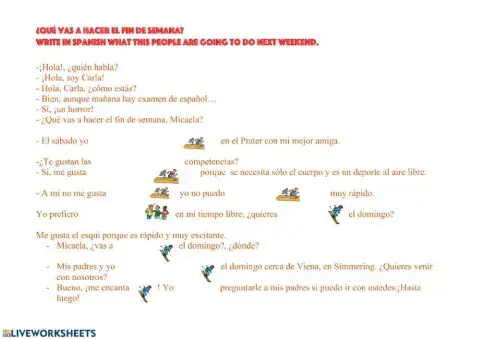 Hacer planes-verbos-futuro próximo-querer-poder