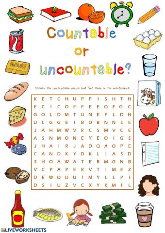 Countable or uncountable nouns