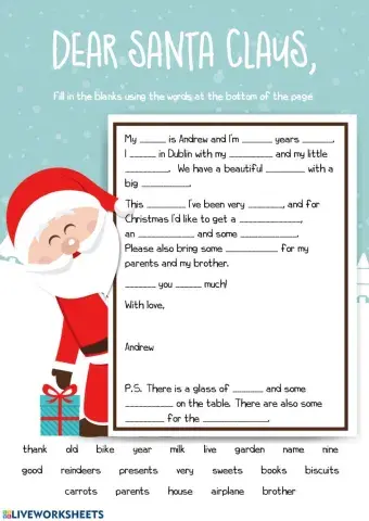 A letter to Santa