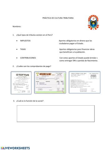 La Cultura Tributaria