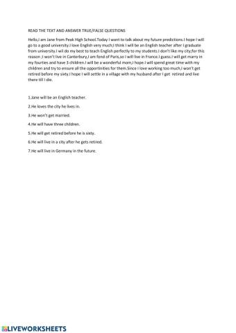 Will-won't readi̇ng text