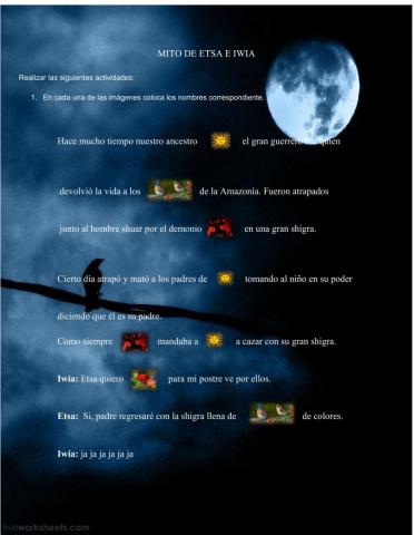 Mito de Etsa e iwia( Adaptacion Curricular)