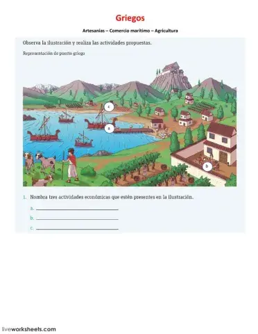 Actividades de los griegos