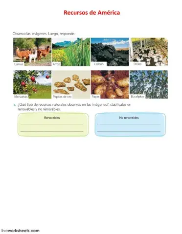 Recursos de América
