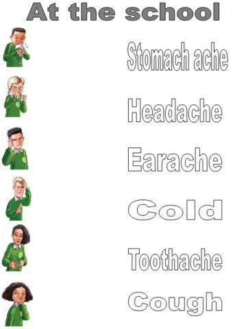 At the school. What's the matter?