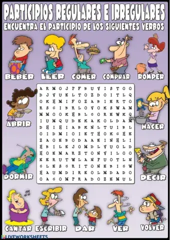 Participios regulares e irregulares
