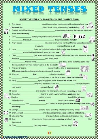 Mixed tenses