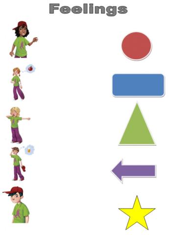 Feelings. Listen and match