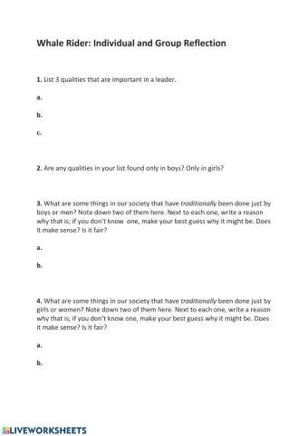 Whale Rider - Reflection