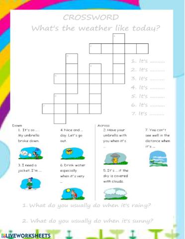 What's the weather like today?