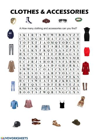 Clothes and accessories