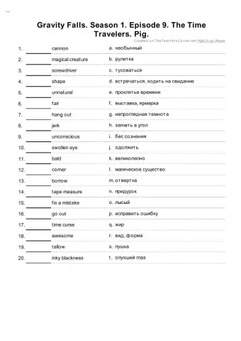 Gravity Falls The Time Traveller's Pig