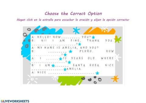 Complete the Dialogue