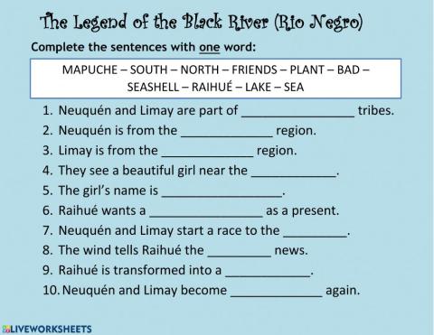 The legend of the Black River
