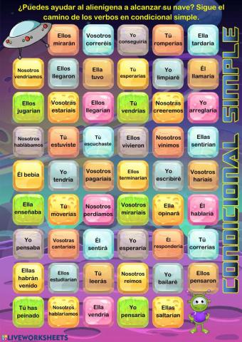 Juego del condicional simple