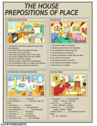 prepositions, flat
