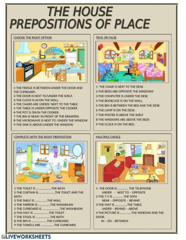 prepositions, flat